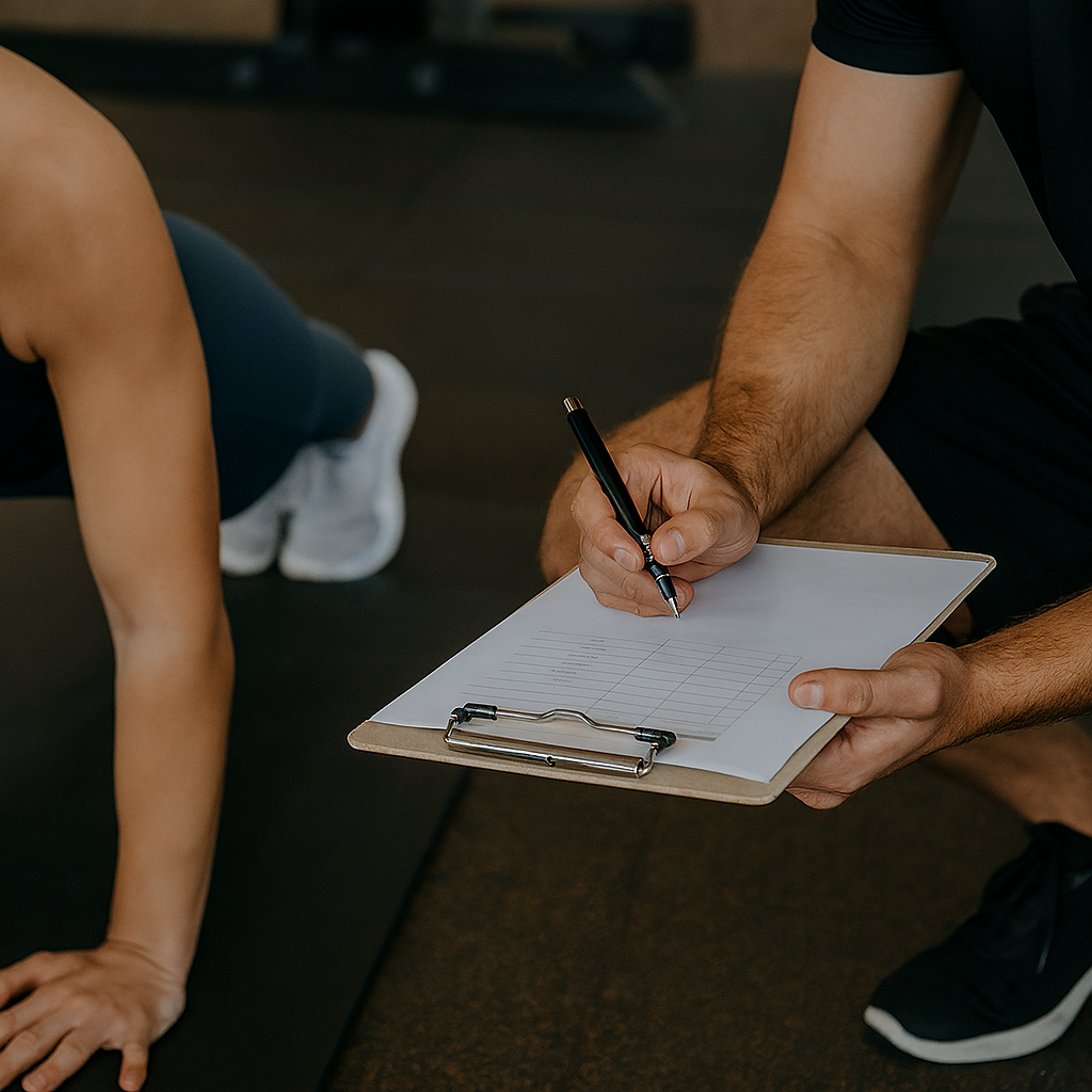 Fitness assessment at V&P All Around Fitness